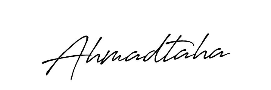 This is the best signature style for the Ahmadtaha name. Also you like these signature font (Antro_Vectra_Bolder). Mix name signature. Ahmadtaha signature style 7 images and pictures png