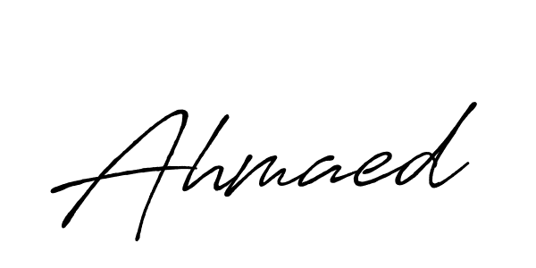 Also we have Ahmaed name is the best signature style. Create professional handwritten signature collection using Antro_Vectra_Bolder autograph style. Ahmaed signature style 7 images and pictures png