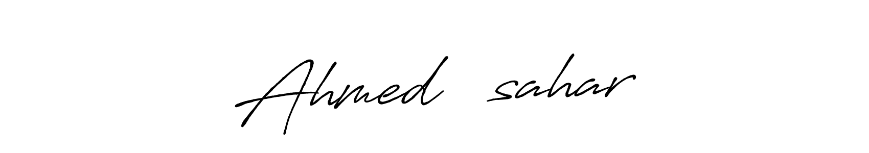 Use a signature maker to create a handwritten signature online. With this signature software, you can design (Antro_Vectra_Bolder) your own signature for name Ahmed ❤️sahar. Ahmed ❤️sahar signature style 7 images and pictures png