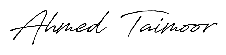 Master the art of signing with Ahmed  Taimoor written in fluent Antro_Vectra_Bolder script. A great template to practice and refine your handwriting. Ahmed  Taimoor signature style 7 images and pictures png