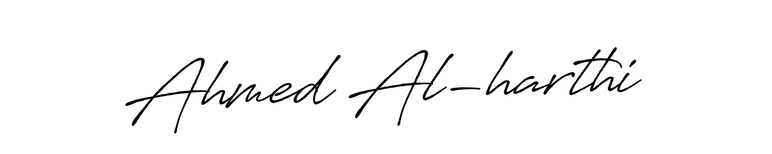 Design your own signature with our free online signature maker. With this signature software, you can create a handwritten (Antro_Vectra_Bolder) signature for name Ahmed Al-harthi. Ahmed Al-harthi signature style 7 images and pictures png