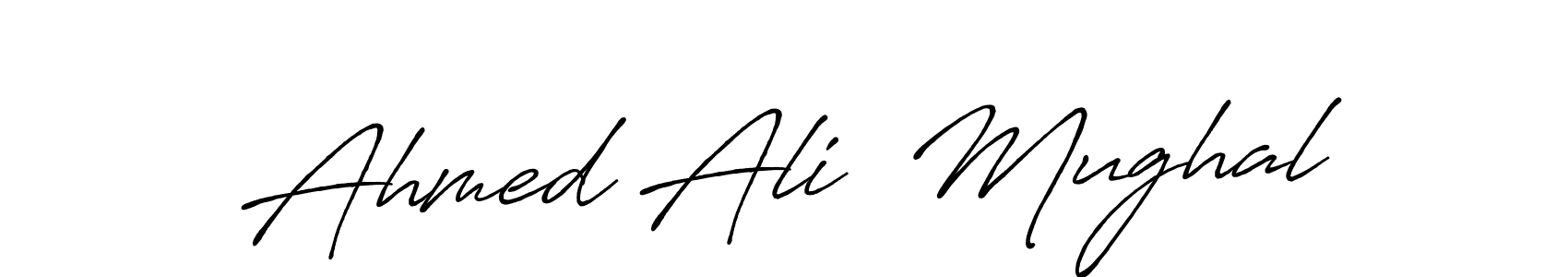 It looks lik you need a new signature style for name Ahmed Ali  Mughal. Design unique handwritten (Antro_Vectra_Bolder) signature with our free signature maker in just a few clicks. Ahmed Ali  Mughal signature style 7 images and pictures png