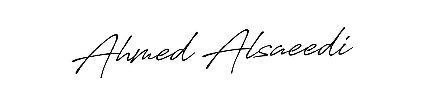 How to make Ahmed Alsaeedi signature? Antro_Vectra_Bolder is a professional autograph style. Create handwritten signature for Ahmed Alsaeedi name. Ahmed Alsaeedi signature style 7 images and pictures png