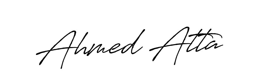 Make a beautiful signature design for name Ahmed Atta. Use this online signature maker to create a handwritten signature for free. Ahmed Atta signature style 7 images and pictures png