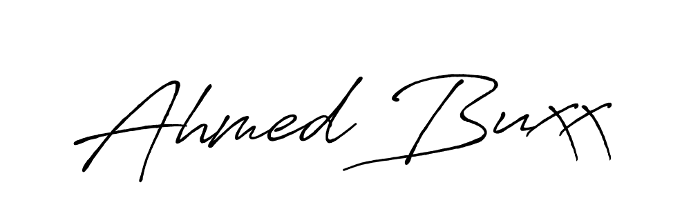 Also we have Ahmed Buxx name is the best signature style. Create professional handwritten signature collection using Antro_Vectra_Bolder autograph style. Ahmed Buxx signature style 7 images and pictures png