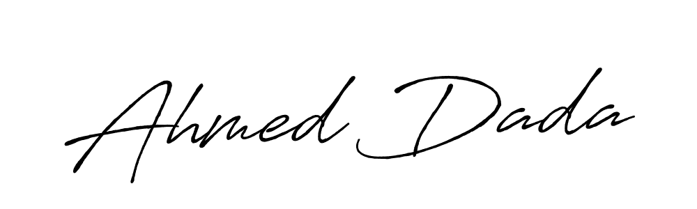 How to make Ahmed Dada signature? Antro_Vectra_Bolder is a professional autograph style. Create handwritten signature for Ahmed Dada name. Ahmed Dada signature style 7 images and pictures png