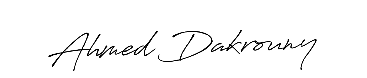 It looks lik you need a new signature style for name Ahmed Dakrouny. Design unique handwritten (Antro_Vectra_Bolder) signature with our free signature maker in just a few clicks. Ahmed Dakrouny signature style 7 images and pictures png