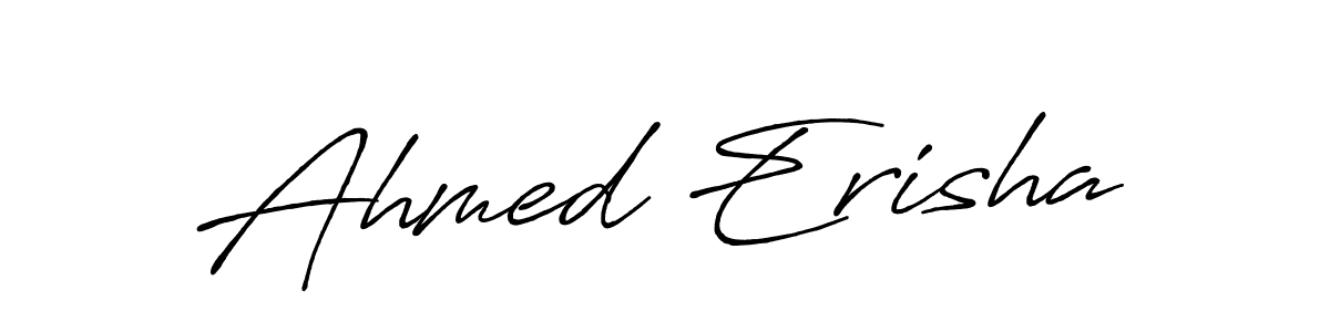 How to make Ahmed Erisha signature? Antro_Vectra_Bolder is a professional autograph style. Create handwritten signature for Ahmed Erisha name. Ahmed Erisha signature style 7 images and pictures png