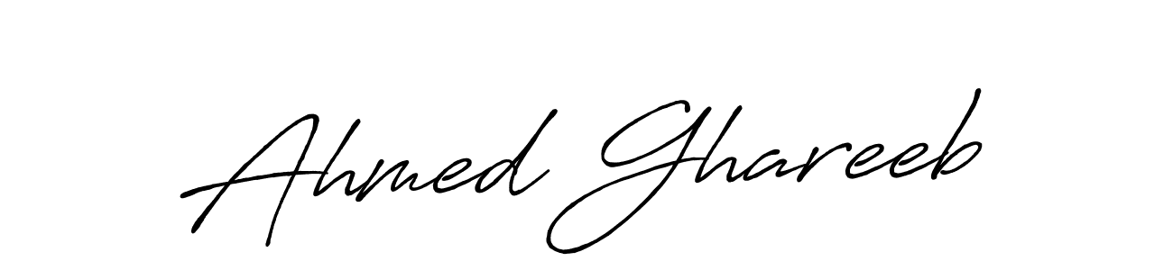 The best way (Antro_Vectra_Bolder) to make a short signature is to pick only two or three words in your name. The name Ahmed Ghareeb include a total of six letters. For converting this name. Ahmed Ghareeb signature style 7 images and pictures png