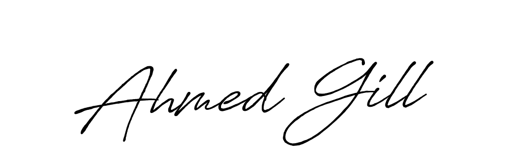 Here are the top 10 professional signature styles for the name Ahmed Gill. These are the best autograph styles you can use for your name. Ahmed Gill signature style 7 images and pictures png