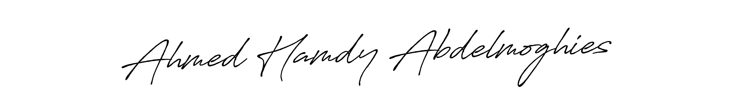 Make a short Ahmed Hamdy Abdelmoghies signature style. Manage your documents anywhere anytime using Antro_Vectra_Bolder. Create and add eSignatures, submit forms, share and send files easily. Ahmed Hamdy Abdelmoghies signature style 7 images and pictures png