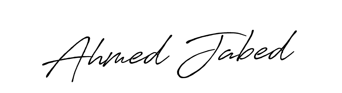 How to make Ahmed Jabed signature? Antro_Vectra_Bolder is a professional autograph style. Create handwritten signature for Ahmed Jabed name. Ahmed Jabed signature style 7 images and pictures png