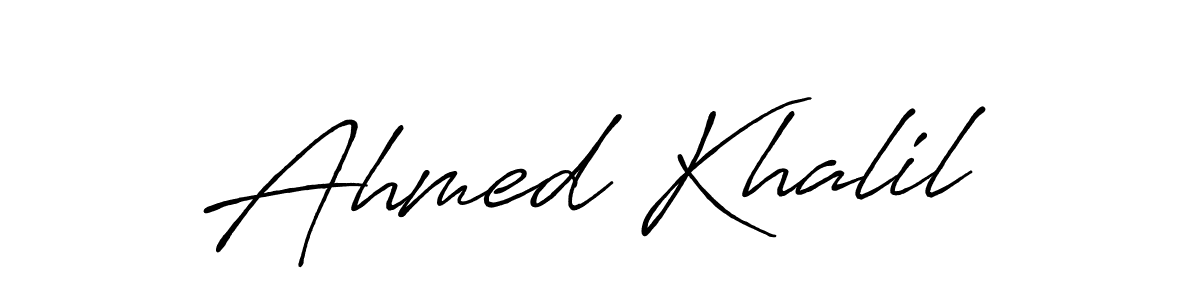 It looks lik you need a new signature style for name Ahmed Khalil. Design unique handwritten (Antro_Vectra_Bolder) signature with our free signature maker in just a few clicks. Ahmed Khalil signature style 7 images and pictures png