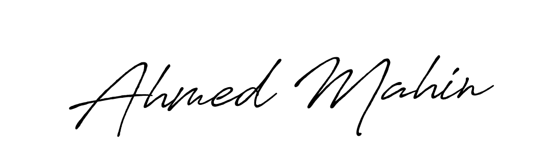 Antro_Vectra_Bolder is a professional signature style that is perfect for those who want to add a touch of class to their signature. It is also a great choice for those who want to make their signature more unique. Get Ahmed Mahin name to fancy signature for free. Ahmed Mahin signature style 7 images and pictures png
