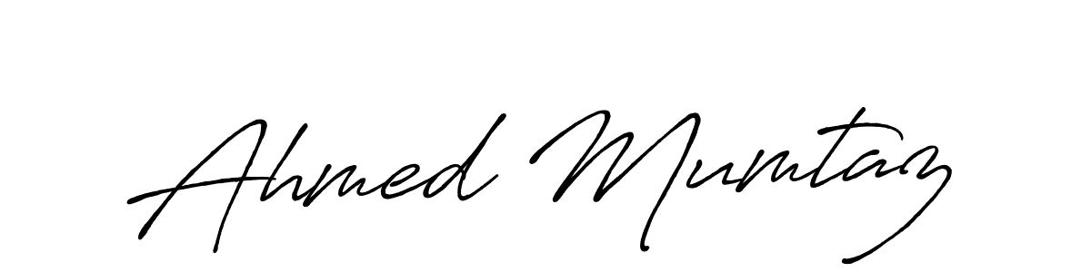 Antro_Vectra_Bolder is a professional signature style that is perfect for those who want to add a touch of class to their signature. It is also a great choice for those who want to make their signature more unique. Get Ahmed Mumtaz name to fancy signature for free. Ahmed Mumtaz signature style 7 images and pictures png