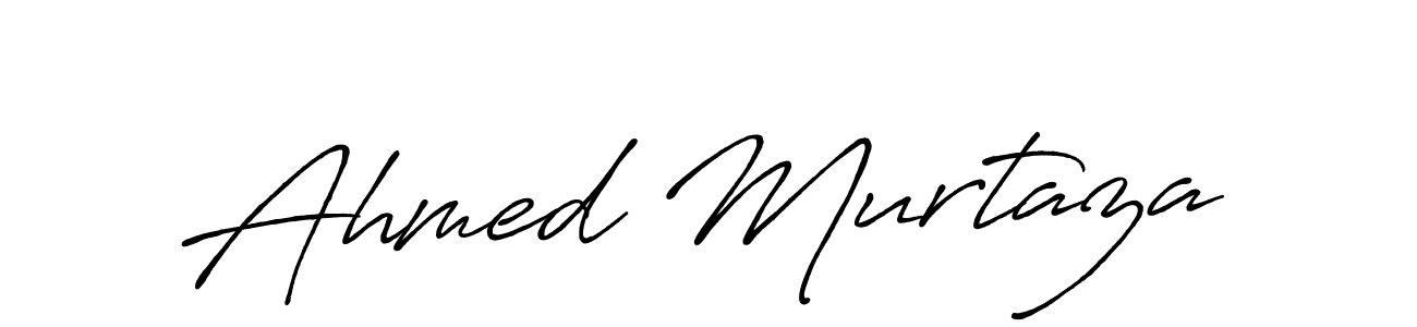 Design your own signature with our free online signature maker. With this signature software, you can create a handwritten (Antro_Vectra_Bolder) signature for name Ahmed Murtaza. Ahmed Murtaza signature style 7 images and pictures png