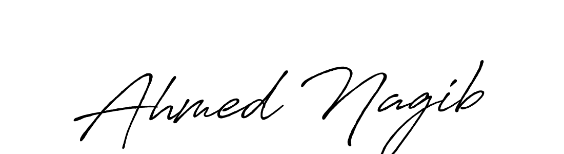 Make a beautiful signature design for name Ahmed Nagib. Use this online signature maker to create a handwritten signature for free. Ahmed Nagib signature style 7 images and pictures png