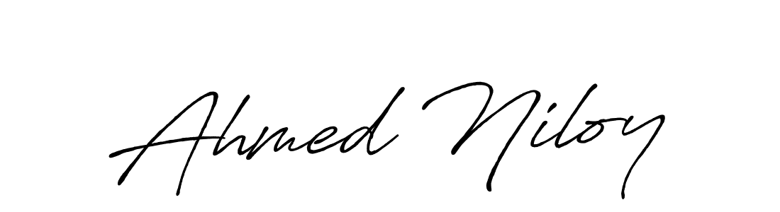 Make a short Ahmed Niloy signature style. Manage your documents anywhere anytime using Antro_Vectra_Bolder. Create and add eSignatures, submit forms, share and send files easily. Ahmed Niloy signature style 7 images and pictures png
