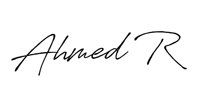 You should practise on your own different ways (Antro_Vectra_Bolder) to write your name (Ahmed R) in signature. don't let someone else do it for you. Ahmed R signature style 7 images and pictures png