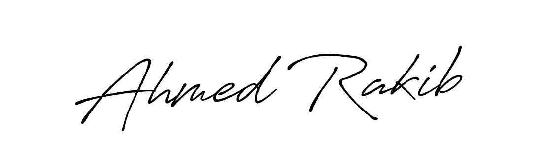Create a beautiful signature design for name Ahmed Rakib. With this signature (Antro_Vectra_Bolder) fonts, you can make a handwritten signature for free. Ahmed Rakib signature style 7 images and pictures png