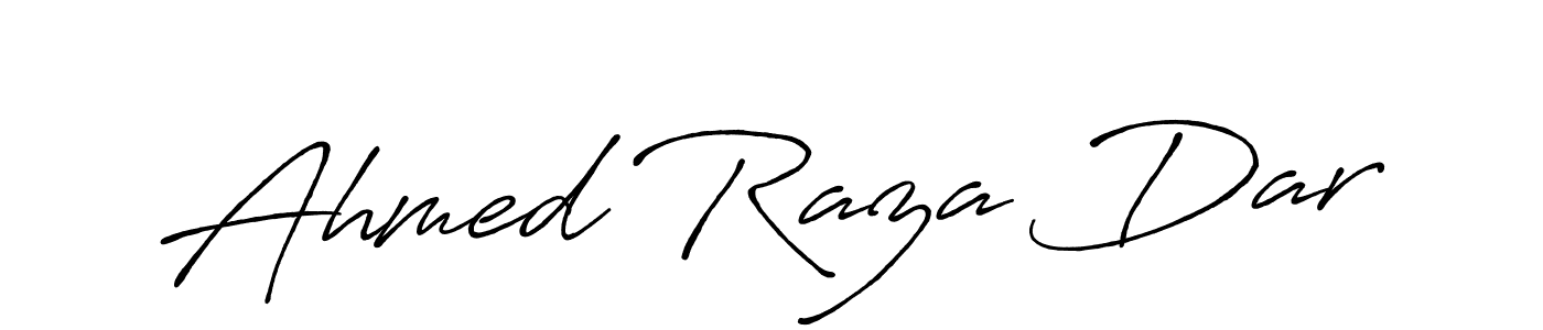 The best way (Antro_Vectra_Bolder) to make a short signature is to pick only two or three words in your name. The name Ahmed Raza Dar include a total of six letters. For converting this name. Ahmed Raza Dar signature style 7 images and pictures png