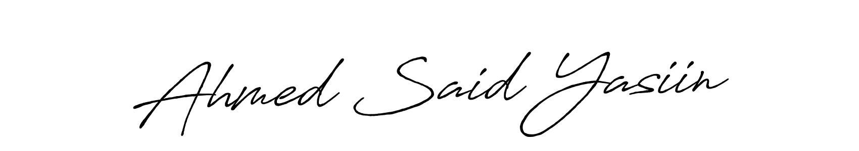 You should practise on your own different ways (Antro_Vectra_Bolder) to write your name (Ahmed Said Yasiin) in signature. don't let someone else do it for you. Ahmed Said Yasiin signature style 7 images and pictures png
