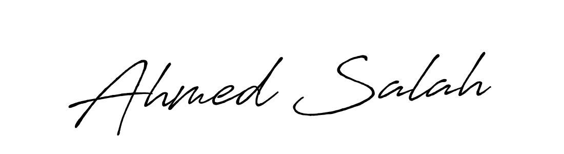 Also You can easily find your signature by using the search form. We will create Ahmed Salah name handwritten signature images for you free of cost using Antro_Vectra_Bolder sign style. Ahmed Salah signature style 7 images and pictures png