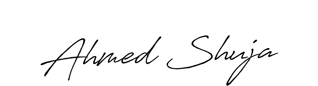 The best way (Antro_Vectra_Bolder) to make a short signature is to pick only two or three words in your name. The name Ahmed Shuja include a total of six letters. For converting this name. Ahmed Shuja signature style 7 images and pictures png