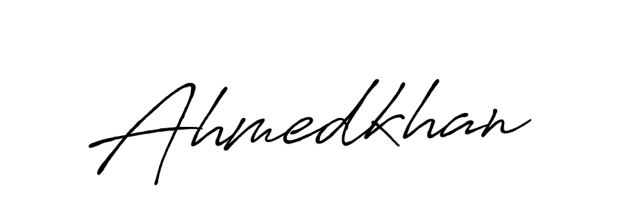 Ahmedkhan stylish signature style. Best Handwritten Sign (Antro_Vectra_Bolder) for my name. Handwritten Signature Collection Ideas for my name Ahmedkhan. Ahmedkhan signature style 7 images and pictures png