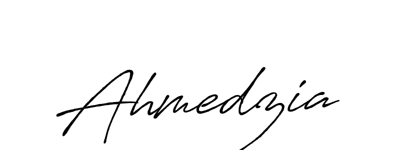 Design your own signature with our free online signature maker. With this signature software, you can create a handwritten (Antro_Vectra_Bolder) signature for name Ahmedzia. Ahmedzia signature style 7 images and pictures png