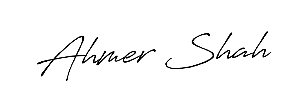 It looks lik you need a new signature style for name Ahmer Shah. Design unique handwritten (Antro_Vectra_Bolder) signature with our free signature maker in just a few clicks. Ahmer Shah signature style 7 images and pictures png