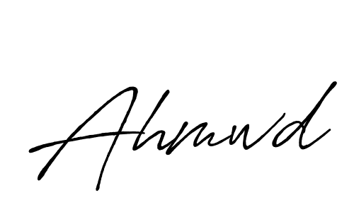How to make Ahmwd signature? Antro_Vectra_Bolder is a professional autograph style. Create handwritten signature for Ahmwd name. Ahmwd signature style 7 images and pictures png