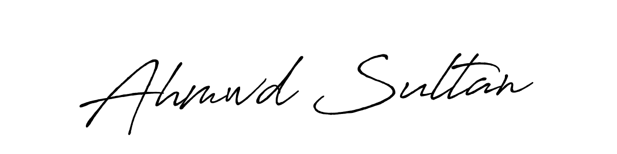 How to make Ahmwd Sultan signature? Antro_Vectra_Bolder is a professional autograph style. Create handwritten signature for Ahmwd Sultan name. Ahmwd Sultan signature style 7 images and pictures png