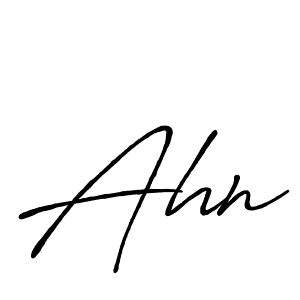 Use a signature maker to create a handwritten signature online. With this signature software, you can design (Antro_Vectra_Bolder) your own signature for name Ahn. Ahn signature style 7 images and pictures png