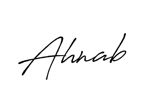 Also You can easily find your signature by using the search form. We will create Ahnab name handwritten signature images for you free of cost using Antro_Vectra_Bolder sign style. Ahnab signature style 7 images and pictures png
