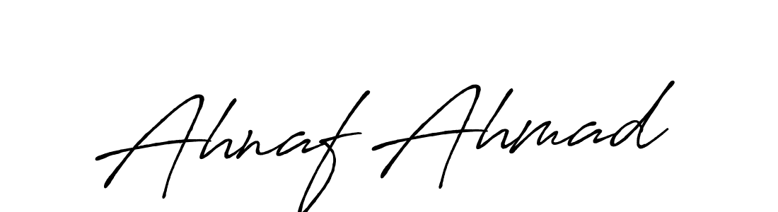 Also we have Ahnaf Ahmad name is the best signature style. Create professional handwritten signature collection using Antro_Vectra_Bolder autograph style. Ahnaf Ahmad signature style 7 images and pictures png