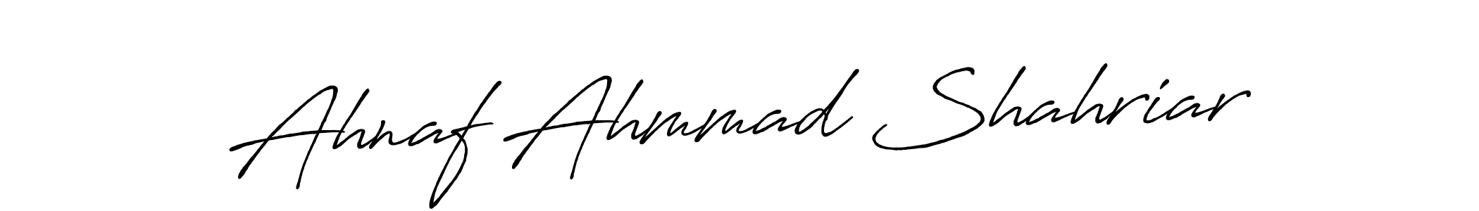 Also You can easily find your signature by using the search form. We will create Ahnaf Ahmmad Shahriar name handwritten signature images for you free of cost using Antro_Vectra_Bolder sign style. Ahnaf Ahmmad Shahriar signature style 7 images and pictures png
