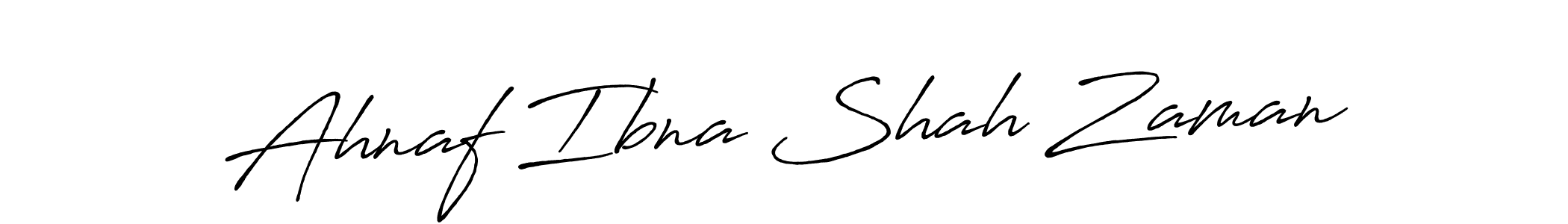 Also we have Ahnaf Ibna Shah Zaman name is the best signature style. Create professional handwritten signature collection using Antro_Vectra_Bolder autograph style. Ahnaf Ibna Shah Zaman signature style 7 images and pictures png