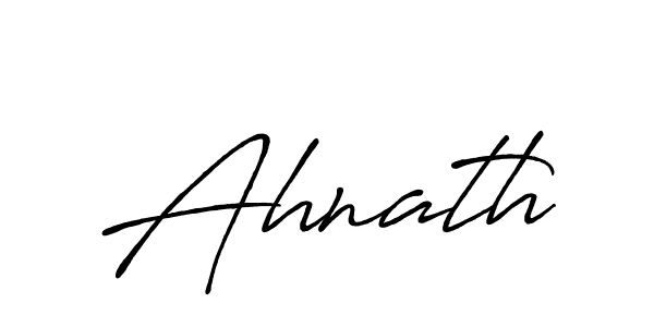 Make a beautiful signature design for name Ahnath. Use this online signature maker to create a handwritten signature for free. Ahnath signature style 7 images and pictures png