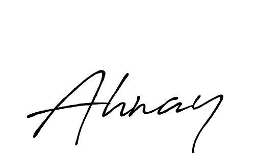 Also we have Ahnay name is the best signature style. Create professional handwritten signature collection using Antro_Vectra_Bolder autograph style. Ahnay signature style 7 images and pictures png