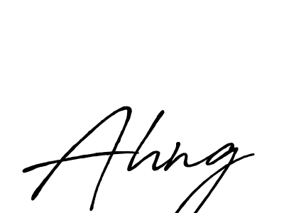 How to make Ahng signature? Antro_Vectra_Bolder is a professional autograph style. Create handwritten signature for Ahng name. Ahng signature style 7 images and pictures png