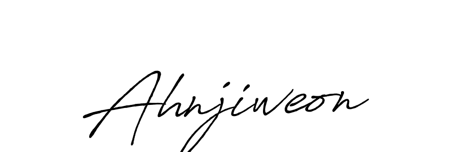 Here are the top 10 professional signature styles for the name Ahnjiweon. These are the best autograph styles you can use for your name. Ahnjiweon signature style 7 images and pictures png