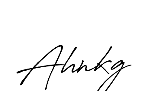 You should practise on your own different ways (Antro_Vectra_Bolder) to write your name (Ahnkg) in signature. don't let someone else do it for you. Ahnkg signature style 7 images and pictures png