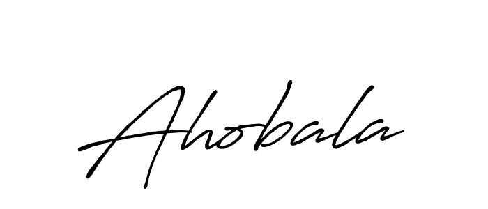 How to make Ahobala name signature. Use Antro_Vectra_Bolder style for creating short signs online. This is the latest handwritten sign. Ahobala signature style 7 images and pictures png