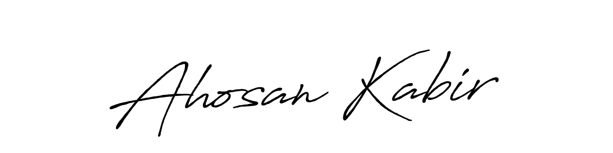 Make a beautiful signature design for name Ahosan Kabir. Use this online signature maker to create a handwritten signature for free. Ahosan Kabir signature style 7 images and pictures png