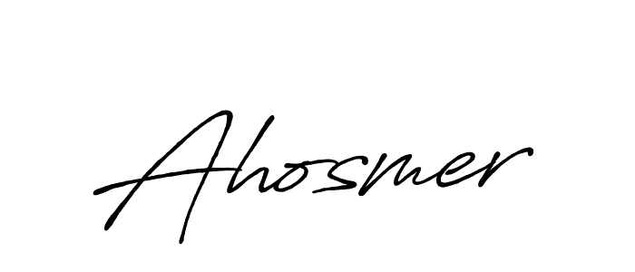 Make a beautiful signature design for name Ahosmer. Use this online signature maker to create a handwritten signature for free. Ahosmer signature style 7 images and pictures png