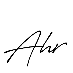 Ahr stylish signature style. Best Handwritten Sign (Antro_Vectra_Bolder) for my name. Handwritten Signature Collection Ideas for my name Ahr. Ahr signature style 7 images and pictures png