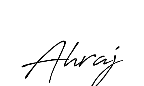 The best way (Antro_Vectra_Bolder) to make a short signature is to pick only two or three words in your name. The name Ahraj include a total of six letters. For converting this name. Ahraj signature style 7 images and pictures png