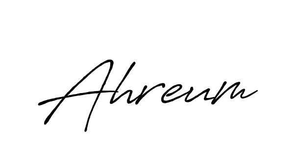 Once you've used our free online signature maker to create your best signature Antro_Vectra_Bolder style, it's time to enjoy all of the benefits that Ahreum name signing documents. Ahreum signature style 7 images and pictures png