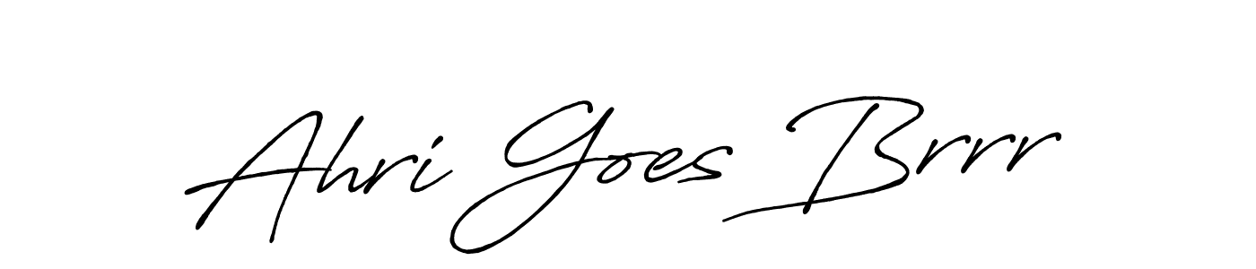 You can use this online signature creator to create a handwritten signature for the name Ahri Goes Brrr. This is the best online autograph maker. Ahri Goes Brrr signature style 7 images and pictures png